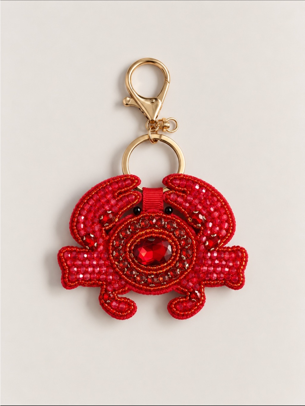 New! Red Crab Keychain Bag Charm NWOT 4004